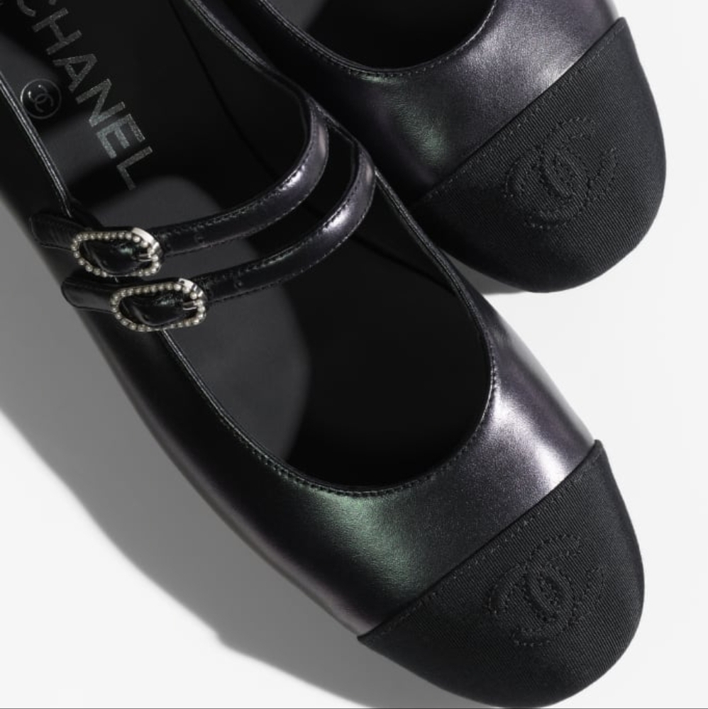💄 2024 CHANEL CC Interlocking Lambskin  Mary Jane Pumps 💄